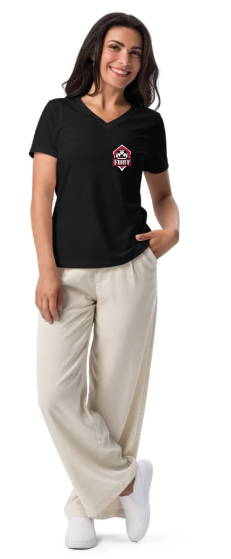 Women’s Relaxed Jersey V-Neck Tee